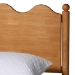 Baxton Studio Malaya Modern Oak Brown Wood Queen Platform Bed with Scalloped Edges - MG0239-NT Oak-Queen