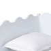 Baxton Studio Malaya Modern White Wood Full Daybed with Scalloped Edges - MG0239-1-White-Daybed-Full