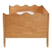 Baxton Studio Malaya Modern Oak Brown Wood Twin Daybed with Scalloped Edges - MG0239-1-NT Oak-Daybed-Twin