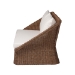 bali & pari Derris Bohemian Peanut Brown Braided Rattan Sofa - Derris-Peanut Brown/Rattan-Sofa