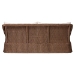 bali & pari Derris Bohemian Peanut Brown Braided Rattan Sofa - Derris-Peanut Brown/Rattan-Sofa