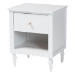 Baxton Studio Roni Modern White Wood 4-Piece Twin Bedroom Set with Scalloped Edges - Roni-White-Twin 4PC Bedroom Set 2