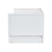 Baxton Studio Roni Modern White Scalloped Wood Twin Daybed with Trundle - Roni-White-Daybed with Trundle