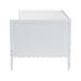 Baxton Studio Roni Modern White Wood Twin Daybed with Scalloped Edges - Roni-White-Daybed-Twin