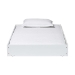 Baxton Studio Roni Modern White Wood Twin Trundle - Roni-White-Trundle