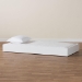 Baxton Studio Roni Modern White Wood Twin Trundle - Roni-White-Trundle