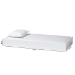 Baxton Studio Roni Modern White Wood Twin Trundle - Roni-White-Trundle