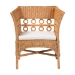 bali & pari Oxford Bohemian Light Honey Rattan Arm Chair - Oxford-Light Honey Rattan-CC