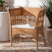 bali & pari Oxford Bohemian Light Honey Rattan Arm Chair - Oxford-Light Honey Rattan-CC