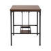 Baxton Studio Vintner Industrial Brown and Black Pub Table with Built-In Wine Cage - CDC252-PT TABLE