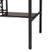 Baxton Studio Vintner Industrial Brown and Black Pub Table with Built-In Wine Cage - CDC252-PT TABLE