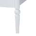 Baxton Studio Lucera Mid-Century White Queen Size Bobbin Bed - MG0110-4-White-Queen