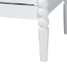 Baxton Studio Lucera Mid-Century White Bobbin Wood 4-Drawer Chest - MG9011-White-4DW-Chest