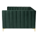 Baxton Studio Oksana Glam and Luxe Emerald Green Velvet and Gold Metal Full Daybed - CF0344-Emerald Green Daybed-Full