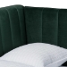 Baxton Studio Oksana Glam and Luxe Emerald Green Velvet and Gold Metal Full Daybed - CF0344-Emerald Green Daybed-Full