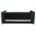 Baxton Studio Oksana Glam and Luxe Emerald Green Velvet and Gold Metal Full Daybed - CF0344-Emerald Green Daybed-Full