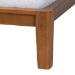 Baxton Studio Aldith Japandi Walnut Brown Toolless Assembly Queen Platform Bed - BBT61232-Tooless-Walnut-Queen
