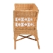 bali & pari Oxford Bohemian Light Honey Rattan Dining Bench with Armrests - Oxford-Light Honey Rattan-Arm-Bench