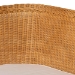 bali & pari Tamara Bohemian Light Honey Rattan 2-Piece Dining Nook Bench Set - Tamara-Light Honey Rattan-2PC Bench Set