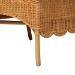 bali & pari Tamara Bohemian Light Honey Rattan 2-Piece Dining Nook Bench Set - Tamara-Light Honey Rattan-2PC Bench Set