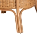bali & pari Abena Bohemian Scalloped Light Honey Rattan Dining Table - Palm Short-Round-Light Honey Rattan-DT