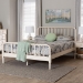 Baxton Studio Braith Farmhouse Ivory Spindle Wood Queen Size Platform Bed - SW8620-Ivory-Queen