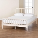 Baxton Studio Braith Farmhouse Ivory Spindle Wood Queen Size Platform Bed - SW8620-Ivory-Queen