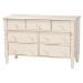 Baxton Studio Braith Farmhouse Ivory Spindle Wood King Size 4-Piece Bedroom Set with Two Nightstands - Christina-Ivory-4PC King Bedroom Set