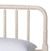 Baxton Studio Braith Farmhouse Ivory Spindle Wood King Size 4-Piece Bedroom Set with Two Nightstands - Christina-Ivory-4PC King Bedroom Set