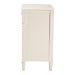 Baxton Studio Braith Farmhouse Ivory Spindle Wood 5-Drawer Chest - SW8000-88CH5D-Ivory-Chest
