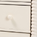 Baxton Studio Braith Farmhouse Ivory Spindle Wood 5-Drawer Chest - SW8000-88CH5D-Ivory-Chest