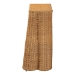bali & pari Palm Scallop Natural Rattan Console Table - Handwoven Wicker Accent Table for Hallway or Entryway, Coastal & Boho Decor, Rectangle 36" - Palm-Small-Light Honey Rattan-Console Table