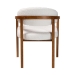 Baxton Studio Biana Boucle Dining Chair - Modern Upholstered Accent Armchair, Cream, Minimalist Design - BBT5541-Cream/Walnut-DC