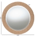 bali & pari Nieva Round Woven Rope Mirror - Coastal Mirror with Woven Jute Accents for Farmhouse, Boho Wall Decor, Beach House - F247-FT3-Mirror