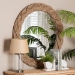 bali & pari Romana Braided Rope Mirror - Coastal Mirror with Woven Jute Accents for Farmhouse, Boho Wall Decor, Beach House - F247-FT4-Mirror