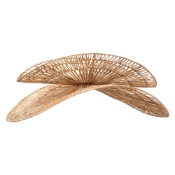 bali & pari Theanna Woven Jute Pendant Lampshade - Handwoven Boho Floral Light Accessory, Natural Wicker Ceiling Shade Baxton Studio restaurant furniture, hotel furniture, commercial furniture, wholesale lighting furniture, wholesale lampshade, classic lampshade