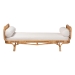 bali & pari Aiko Handwoven Natural Rattan Daybed with Cushion - Boho Coastal Lounge Bed for Living Room, Bedroom, or Sunroom - Aiko-Natural Rattan-Cushioned-Daybed