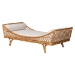 bali & pari Akemi Handwoven Natural Rattan Daybed with Cushion - Boho Coastal Lounge Bed for Living Room, Bedroom, or Sunroom - Akemi-Natural Rattan-Cushioned-Daybed