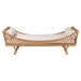 bali & pari Akemi Handwoven Natural Rattan Daybed with Cushion - Boho Coastal Lounge Bed for Living Room, Bedroom, or Sunroom - Akemi-Natural Rattan-Cushioned-Daybed