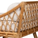 bali & pari Akemi Handwoven Natural Rattan Daybed with Cushion - Boho Coastal Lounge Bed for Living Room, Bedroom, or Sunroom - Akemi-Natural Rattan-Cushioned-Daybed