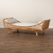 bali & pari Akemi Handwoven Natural Rattan Daybed with Cushion - Boho Coastal Lounge Bed for Living Room, Bedroom, or Sunroom - Akemi-Natural Rattan-Cushioned-Daybed