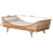 bali & pari Akemi Handwoven Natural Rattan Daybed with Cushion - Boho Coastal Lounge Bed for Living Room, Bedroom, or Sunroom - Akemi-Natural Rattan-Cushioned-Daybed