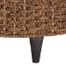 bali & pari Bailey Handwoven Seagrass Storage Ottoman with Lift -Top Lid - Rustic Wicker Trunk or Footrest with Inner Compartment for Living Room or Entryway, Round - Bailey-Natural Brown/Black-Ottoman