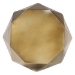 Baxton Studio Salman Geometric Bronze Metal Accent Table - Faceted Modern Side Table for Indoor or Semi-Outdoor Use - H01-123219-Bronze/Metal-Side Table