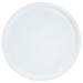Baxton Studio Webb White Metal Pedestal Side Table - Modern Accent Table with Round Tray Top for Indoor or Semi-Outdoor Use - H01-132670A-White/Metal-Side Table