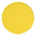 Baxton Studio Laverne Yellow Metal Side Table with Scalloped Tray Top - Round Accent Table with Decorative Base for Indoor or Semi-Outdoor Use - H01-122082-Yellow/Metal-Side Table