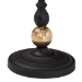 Baxton Studio Javion Modern Glam Round Accent Side Table - Black & Gold Metal End Table with Tray Top for Indoor or Semi-Outdoor Use - H01-113307-Gold/Black/Metal-Side Table