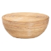 bali & pari Tokyo Laminated Natural Rattan Coffee Table - Handcrafted Bowl -Shaped Center Table for Living Room, Coastal Boho Style Furniture in Natural Brown - Tokyo-Natural Rattan-Coffee Table