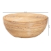 bali & pari Tokyo Laminated Natural Rattan Coffee Table - Handcrafted Bowl -Shaped Center Table for Living Room, Coastal Boho Style Furniture in Natural Brown - Tokyo-Natural Rattan-Coffee Table