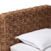 bali & pari Rhinos Handwoven Seagrass Daybed - Twin Size Coastal Boho Bed Frame with Basketweave Design - Rhinos-Bleached Lt Brwn No Mattress-Daybed